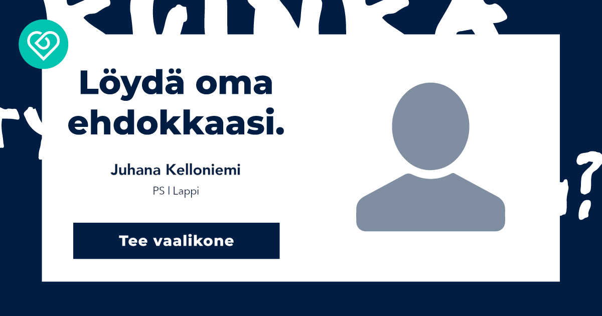 Juhana Kelloniemi - Vaalikone Eduskuntavaalit 2023 - Duunitori