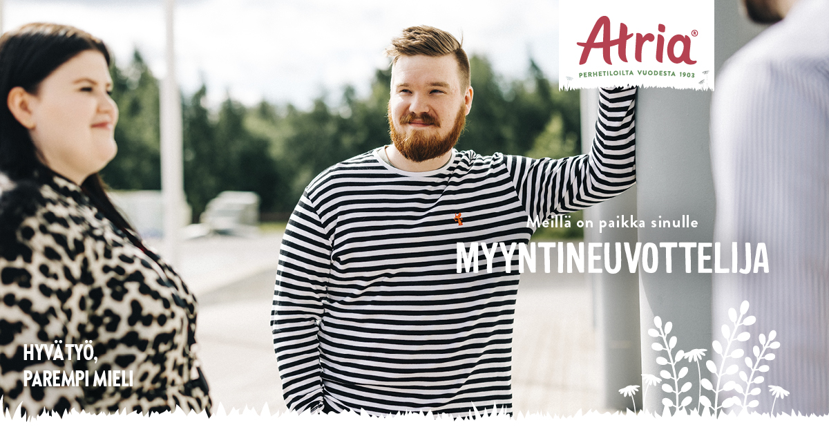 Myyntineuvottelija - Atria Suomi Oy - Työpaikat - Duunitori