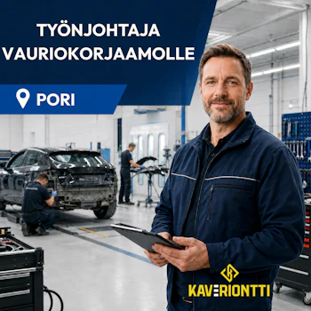 Työnjohtaja vauriokorjaamoon Pori