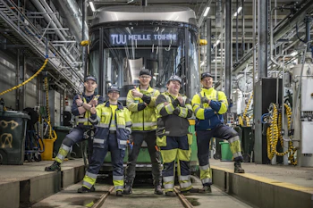 Sähköasentaja raitiovaunujen kunnossapitoon