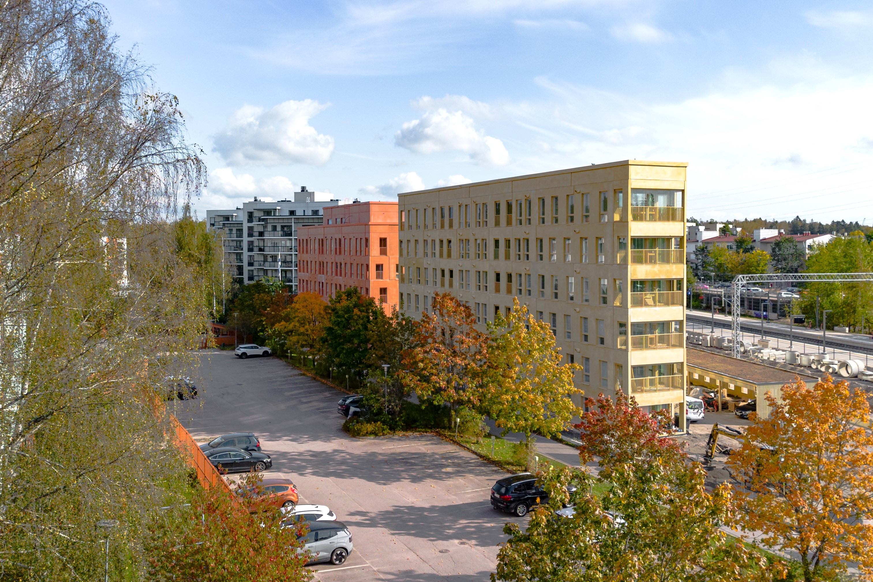 Työnjohtajia, asuntorakentaminen