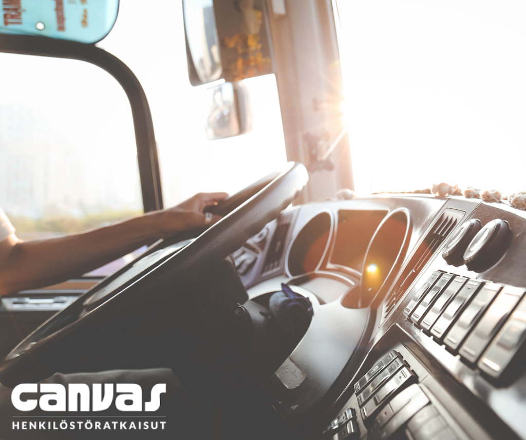 Jäteautonkuljettaja Pirkanmaan seudulle